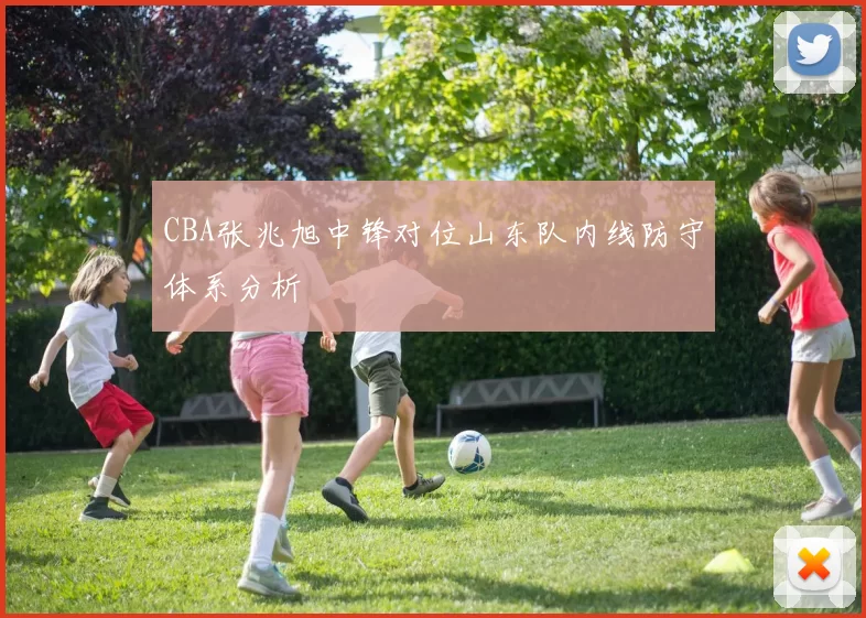 CBA张兆旭中锋对位山东队内线防守体系分析